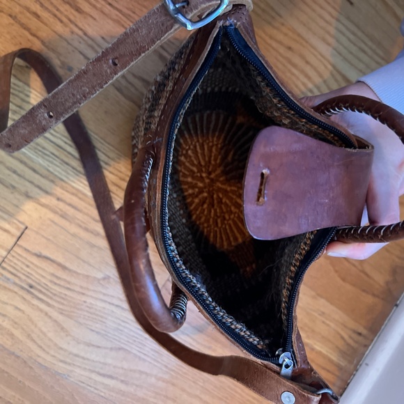 Vintage sisal woven bag - Picture 2 of 3